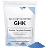 Sgjwyc Ghk-Cu polvere peptide di rame, polvere di peptide di rame Ghk-Cu, idrata profondamente la pelle, rinfrescante e non appiccicosa, delicata e adatta a tutti i tipi di pelle, 100 g. (1)