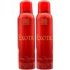 FEI FAN Deodorante Spray EXOTIC, Profumo Deciso e Persistente Con Essenze Molto Varie Che Passano Dal Floreale, Al Fruttato e All'Ambrato 150ml (2 unità)