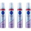 Generic Beiersdorf Mousse per Capelli, Extra Forte, Non Secca i Capelli, 0% Silicone, Dona Volume e Tenuta Flessibile per 24h, 150ml (4 Flaconi)