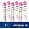 Dove Deodorante Spray Advanced Care Beauty Finish, con Formula Idratante e Delicata sulla Pelle, Senza Alcol, Pelle Asciutta Fino a 72 Ore, Deodorante Uomo e Donna, 6 Pezzi da 150ml