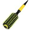 VOCOSTE Spazzola per capelli rotonda, spazzole per capelli da donna, gialla, 10,04x2,17
