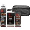 BIOETYC UOMO Kit : Schiuma Da Barba - Gel Dopobarba - Crema Gel Anti-Fatica + Pochette