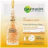 Garnier Fresh Mix - Maschera per fazzoletti illuminanti con vitamina C, confezione da 4