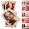 MKNZOME Kit Trucco Tutto in Uno Set Trucco Completo, Palette da 24 Ombretti, 24 Lucidalabbra, 6 Illuminanti, 6 Fard, 7 Contorni, Set Cosmetico Impermeabile a Lunga Durata e Facile da Applicare (A)