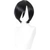 cultofmoon Parrucca anime Ashley Cosplay Parrucca Leon Ada Figura di Gioco Parrucche Diritte Capelli Corti Wig Capelli Sintetici Halloween Carnevale Accessori
