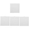 Healeved Filtro Aspiratore Per Unghie 4 Pezzi 6.9X6.9 Pollici Filtro Collettore Polveri Nail Art Accessori Per Aspirapolvere Strumento Manicure Professionale E Domestico