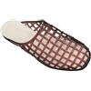 FIENZA Jelly Mesh ballerine da donna, in gelatina trasparente, sandali piatti cavi, comodi, estivi, da spiaggia, senza lacci, in PVC leggero, Pd Vino Rosso, 39.5 EU