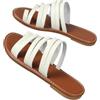 Wygwlg Sandalo Ortopedico Per Pollice Da Donna, Sandali Da Donna Per La Correzione Dell'alluce Valgo Con Punta Aperta E Cinturino Incrociato Taglie Forti, Slip On Sandali Piatti Infradito ( Color : Gray , Si