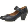 AJVANI Donna Tacco Medio Mary Jane 40s 50s Lavoro Comfort Elegante Scarpette Taglia 5 38