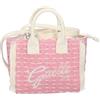 GAÀLLE Gaelle Paris Borsa a Mano in Tessuto Rosa con Tracolla Regolabile, Stile Casual Mare, 19 x 12,5 x 7 cm