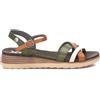 XTI 14284804, Sandali Bassi Donna, Kaki 22, 38 EU