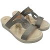 Riposella Sandalo Donna Alyssa, Plantare in Pelle con Zeppa Altezza 4,5cm Taglia : 37 Colore : Piombo