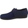 Fly Flot | Full Slipper Man, Pantofole Uomo con Strappo Regolabile, Ciabatta con Tomaia Stretch Adattiva in Microfibra Elasticizzata, Sottopiede in Microfibra, Blu, 45