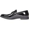 Ciabalù Mocassini Uomo Eleganti Lucidi in Pelle Sintetica Scarpe Classiche Verniciate (Nero, Sistema Taglie Calzature EU, Adulto, Uomo, Numero, Media, 41)