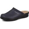Fly Flot | Woman Professional, Zoccoli Sanitari Donna, Ciabatta con Tomaia in Pelle Forata, Sottopiede imbottito in Pelle Antishock, Blu, 41