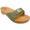 Scholl, Iconic, PESCURA Heel, Sandali Zoccoli Moda Donna (Light Green, Sistema Taglie Calzature EU, Adulto, Numero, Media, 37)