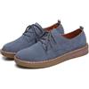 TangDao Mocassini con Lacci Donna in Pelle Scamosciata Casual Comodo Mocassini Scarpe Basse per Ufficio Guida Lavoro 40 Blu