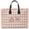 SUN68 Borsa a Mano Donna Cali Tartan Rosa X45213 Taglia Unica