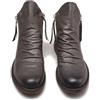 VAVENI Stivali vintage da uomo in pelle, stivali da cavaliere, scarpe da uomo antiscivolo con doppia zip, 38-48(marrone,39)