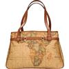 Alviero Martini 1A Classe ALVIERO MARTINI PRIMA CLASSE Borsa shopping media in geo classic NATURAL CD0316000