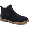 Evoga Stivaletti Polacchine Uomo Chelsea Invernali Scamosciati Scarpe Casual (Nero, Numeric_43)