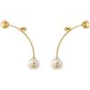 Liu Jo Orecchini Donna LIU JO LUXURY Perla collezione ESSENTIAL in Acciaio Gold codice LJ3017