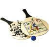 Gioco racchette da spiaggia FSC con giochi da tavolo e custodia Colby personalizzate o neutre