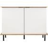 NOO.MA NOO. MA - Buffet Suumo - Grigio - Impiallacciatura rovere - Designer noo. ma team
