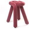 Moustache - Sgabello imbottito Bold - Rosso - Espanso - Designer Big Game