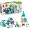 LEGO DUPLO Disney Scatola Creativa di Frozen con Elsa e Olaf - Giochi Didattici per la Motricità Fine dei Piccoli - Set Montessori con 2 Personaggi - Regalo per Bambini e Bambine dai 2 Anni - 10462