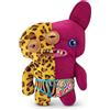 Fuggler Misfit Monsters Serie 1 da 23 cm di ZURU, peluche Funny Ugly Monster (Annoyed-o - Leopard & Burgandy)