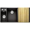Blanco 525853 | Lavello da cucina in granito AXIA III 6 S-F | Colore : Nero