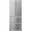 Haier HFR3718ENM - Frigorifero americano, 402 litri, No Frost, colore Inox, Classe energetica E