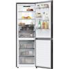 Candy CNCQ4T618EB - Frigorifero Combinato No Frost, 355 Litri, Nero, Classe energetica E