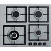 Plados FLAT60 - Piano cottura a gas, N° Fuochi 4, da 60 cm, colore Alluminium