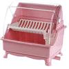VDLLQYN Vassoio per scolapiatti. Cucina Grande Coperchio Doppio Strato Contenitore di Plastica Scolapiatti for la Casa Stoviglie Ciotola Scatola di Immagazzinaggio Bacchette Scolapiatti(Blue)