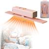 JUNZAI Mini Asciugatrice, 400 W, Temperatura Costante 80 ℃, Bassa Rumorosità Stendino Elettrico Da Campeggio, Per Appartamenti Rv Travel, Dormitori,Pink