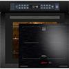 Kaiser Forno da incasso EH 6306 RS + KCT 6140 FI, acciaio nero, 79L + piano cottura a induzione 60 cm, zona libera con 2 zone a induzione FLEX TFT Display