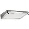 GURARI GCH F 590 60 IS, cappa da incasso 60 cm, in acciaio inox, 250 m³/h, con vetro, LED, di scarico/aria