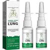 Ashopfun Organic Herbal Lung Cleanse & Repair Nasal Spray- Fast Acting Lung Cleanse & Detox,Relieve Nasal Congestion,Keep You Healthy (2pcs)