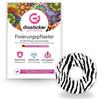 Diasticker | Cerotto per sensore Freestyle Libre 3 (5 pezzi, Pure Zebra) | Impermeabile - Delicato sulla pelle - Traspirante - Forte tenuta | Cerotto autoadesivo, fissaggio a sensore