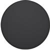 Eglooh - Atlante - Sottomano Scrivania Rotondo in Cuoio Nero - cm 60x60 - Centrotavola Tondo Cuciture Artigianali e Fondo Antiscivolo - Made in Italy