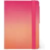 Legami - Taccuino a Righe, Taglia Small, My Notebook in Carta Avorio 90 g/m², 192 Pagine, Copertina morbida, Chiusura a Elastico, Dimensioni 9,5 x 13,5 cm, Golden Hour