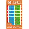 ETIKIDS 50 etichette adesive personalizzate per vestiti, non è necessario tirare. Adesivi per articoli adatti a microonde, lavastoviglie e congelatore. Etichette personalizzate per scuola e l'asilo. Colore 1