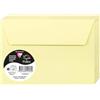 Clairefontaine 5456C - Pacco da 20 Buste autoadesive - Formato C6 11,4x16,2cm - 120g/m² - Colore giallo canarino -Inviti Eventi e Corrispondenza - Gamma Pollen - Carta Premium Liscia