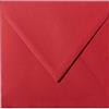 Briefumschläge24Plus Paper24 - 50 buste quadrate, 10 x 10 cm, 100 x 100 mm, colore: rosso, chiusura: con chiusura adesiva, grammatura 120 g/m²
