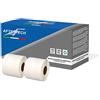 Aftertech 2x 99014 54x101mm Rotoli di Etichette adesive compatibili (220 Etichette/rotolo = 440 totali) per Dymo LabelWriter Seiko SLP etichettatrici stampanti S0722431 2x99014