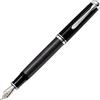 Pelikan M 805 Penna stilografica Souveraen 805 Stresemann pennino EF in oro bianco rodiato