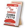 SIGEM Calendario Strappapensieri 2027 giornaliero Motivazionale - calendario da tavolo verticale con citazioni, detti e aforismi per tutti i giorni dell'anno