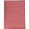 Arca 0224RO Cartella con Alette, 50 Pezzi, Rosso, cartoncino, 245 x 325 mm